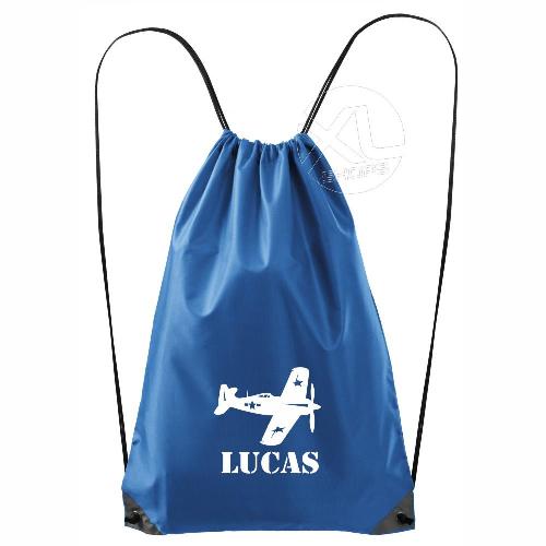 Customizable CORSAIR airplane backpack for boys with a personalized name 